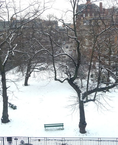 Rutland Square in Snow